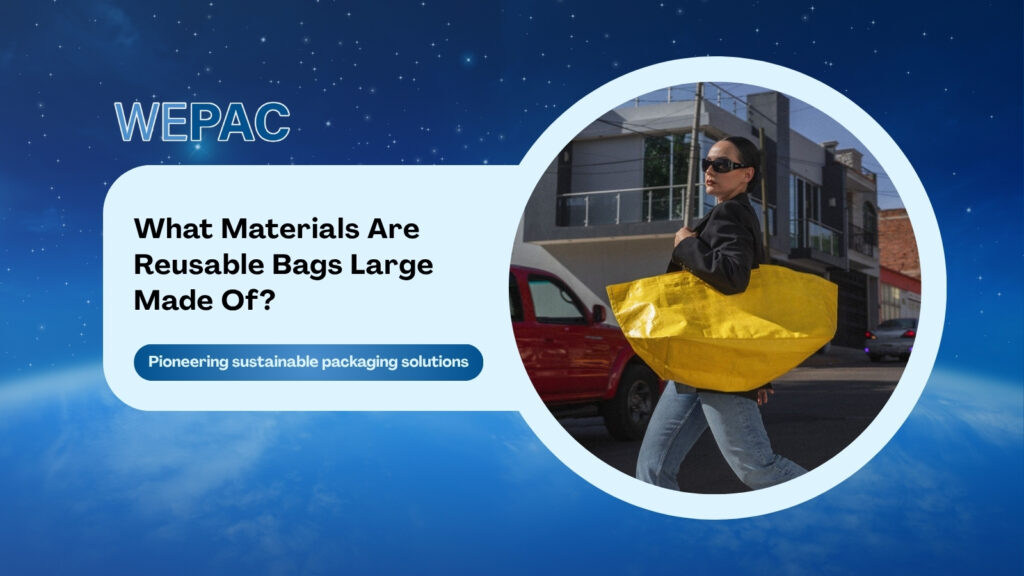 What Materials Are Reusable Bags Large Made Of?