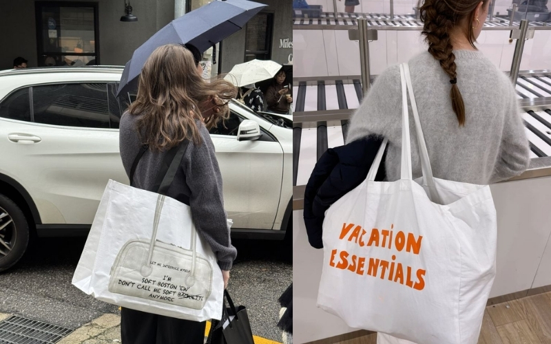 What Materials Are Reusable Bags Large Made Of?